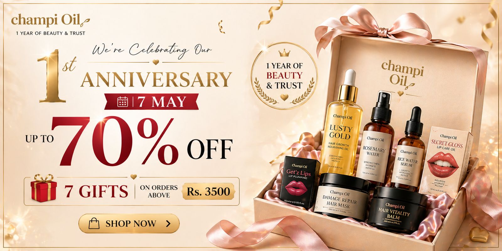 Premium organic hair oils and natural wellness collection by Champi Oil.